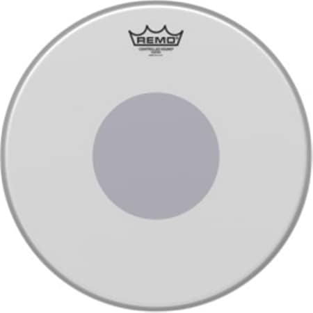 Remo 14 in. Controlled Sound Coated Snare Batter Drumhead with Black Dot RE315888